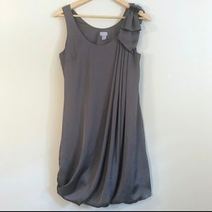 H&M Gray Satin Dress